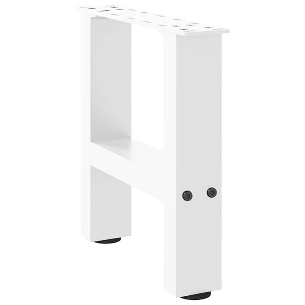 Weiße Couchtischbeine, 40 cm, 2er-Set