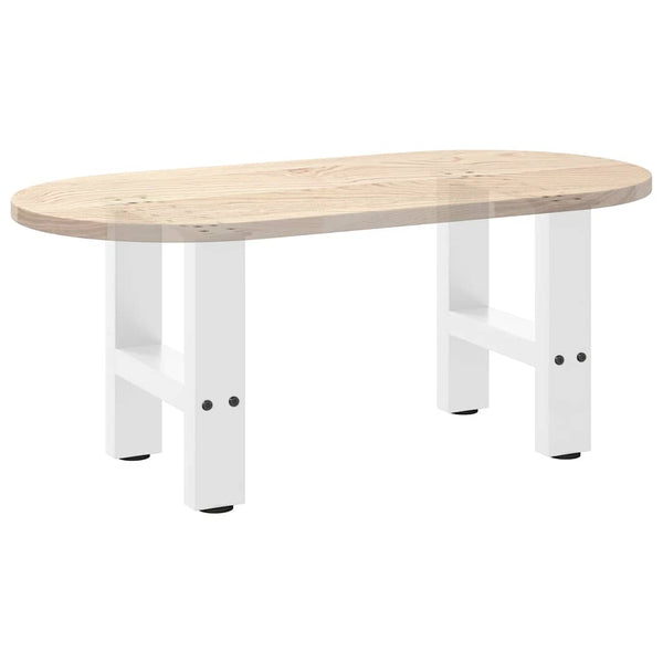 Weiße Couchtischbeine, 40 cm, 2er-Set