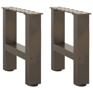 Couchtischbeine aus Stahl, 40 cm, 2er-Set