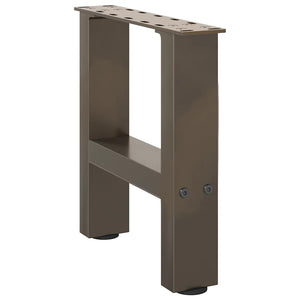 Couchtischbeine aus Stahl, 40 cm, 2er-Set