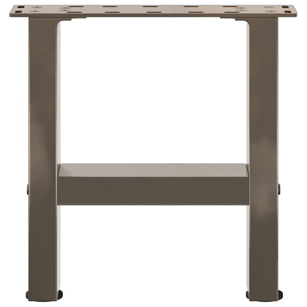 Couchtischbeine aus Stahl, 40 cm, 2er-Set