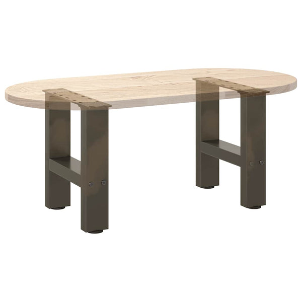 Couchtischbeine aus Stahl, 40 cm, 2er-Set