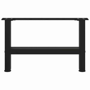 Schwarze Couchtischbeine, 50 cm, 2er-Set