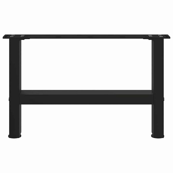 Schwarze Couchtischbeine, 50 cm, 2er-Set