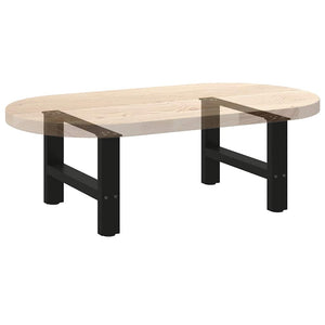 Schwarze Couchtischbeine, 50 cm, 2er-Set