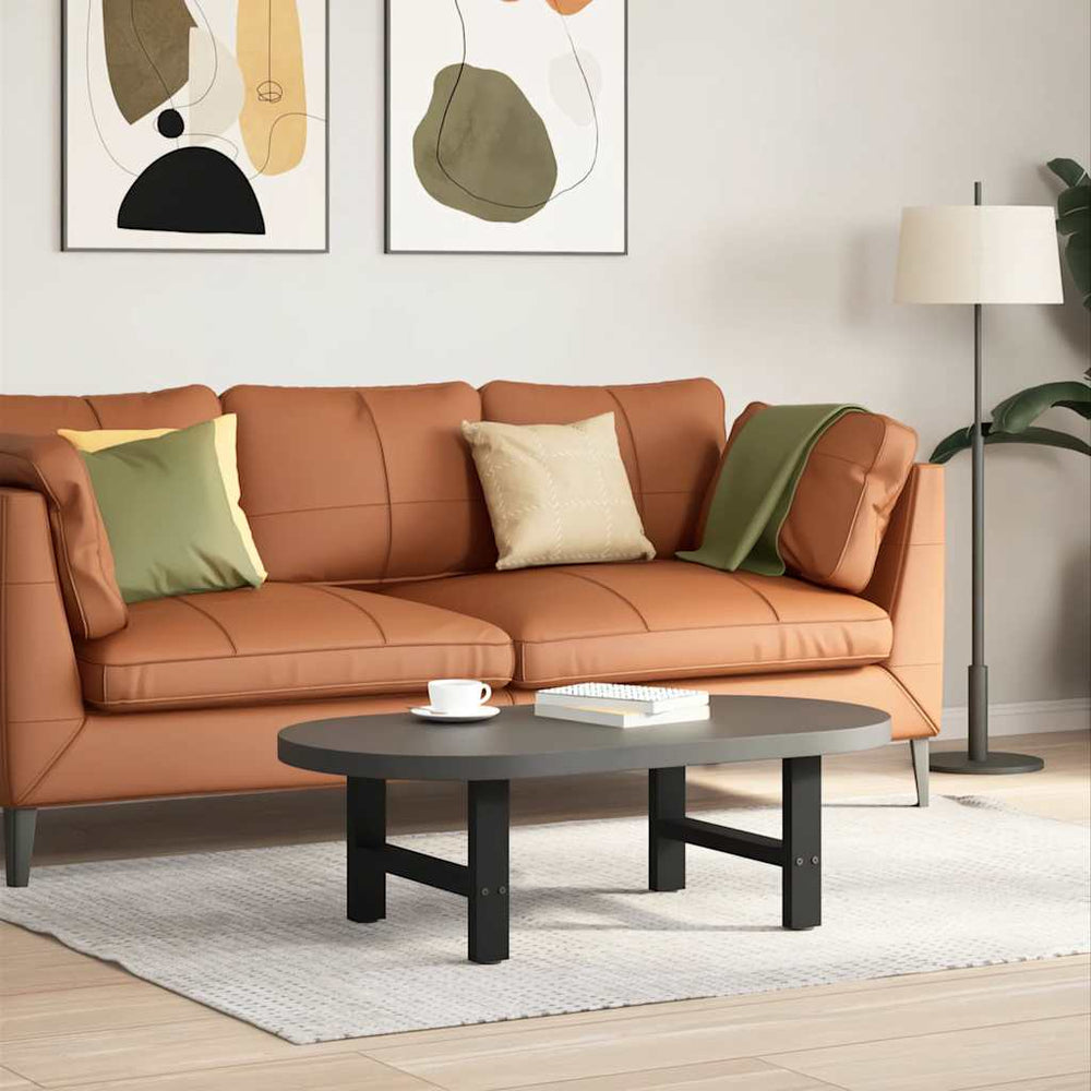 Schwarze Couchtischbeine, 50 cm, 2er-Set