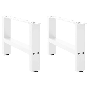 Weiße Couchtischbeine, 50 cm, 2er-Set