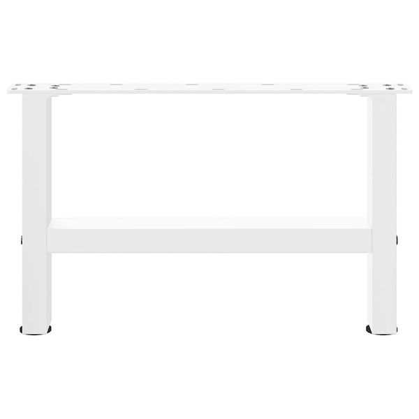 Weiße Couchtischbeine, 50 cm, 2er-Set