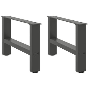 Anthrazit Couchtischbeine 50x30/31 cm, 2er Set