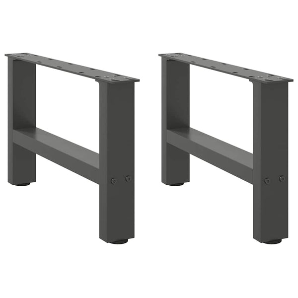 Anthrazit Couchtischbeine 50x30/31 cm, 2er Set