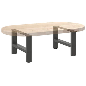 Anthrazit Couchtischbeine 50x30/31 cm, 2er Set