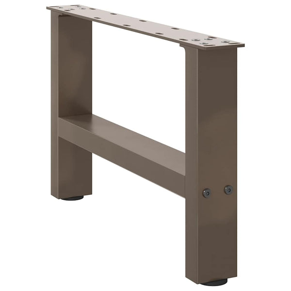 Couchtischbeine aus Stahl, 50 cm, 2er-Set