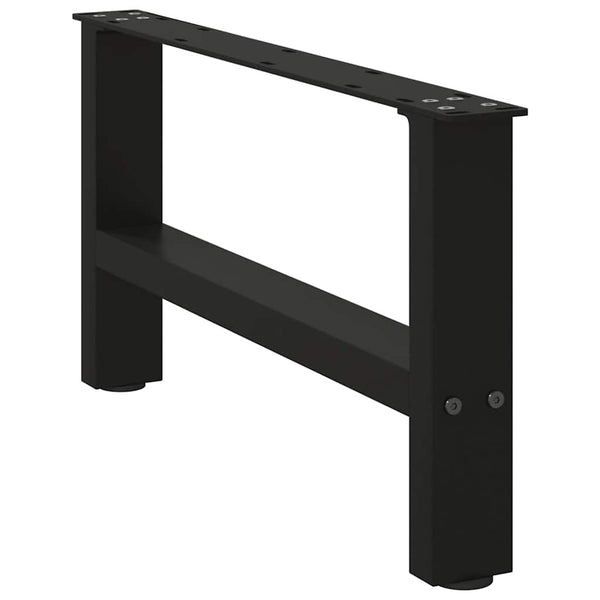 Schwarze Couchtischbeine, 60cm, 2er-Set