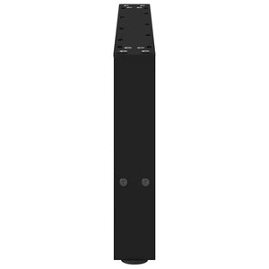Schwarze Couchtischbeine, 60cm, 2er-Set