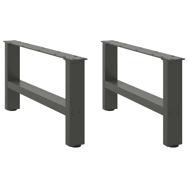 Anthrazit Couchtischbeine 60cm, 2er Set