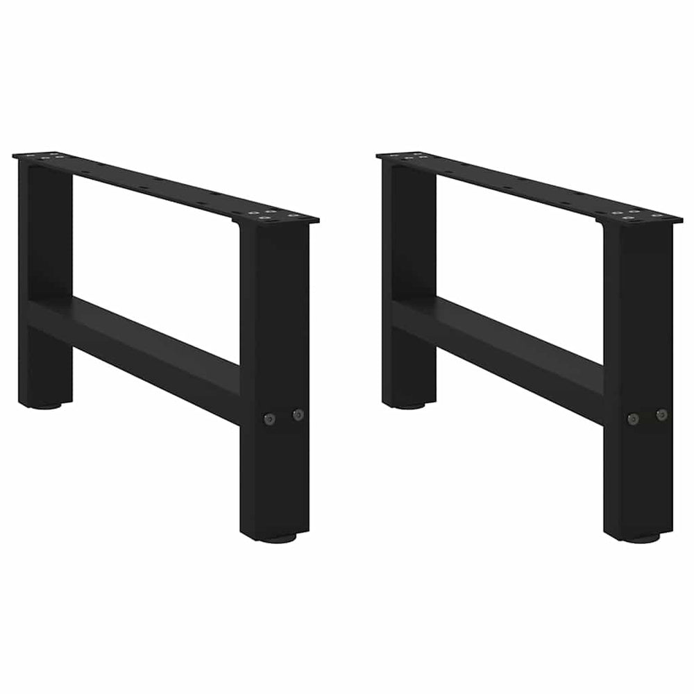 Schwarze Couchtischbeine 70cm, 2er Set