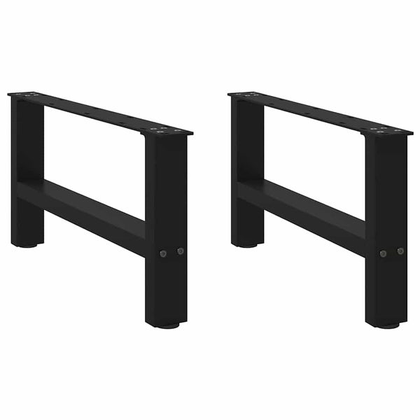 Schwarze Couchtischbeine 70cm, 2er Set
