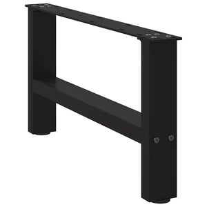 Schwarze Couchtischbeine 70cm, 2er Set