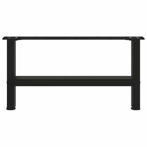 Schwarze Couchtischbeine 70cm, 2er Set