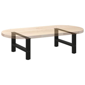 Schwarze Couchtischbeine 70cm, 2er Set