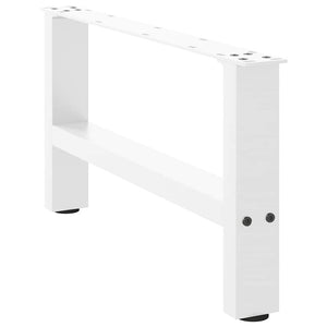 Couchtischbeine Weiß 70cm, 2er Set