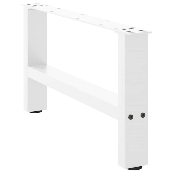 Couchtischbeine Weiß 70cm, 2er Set