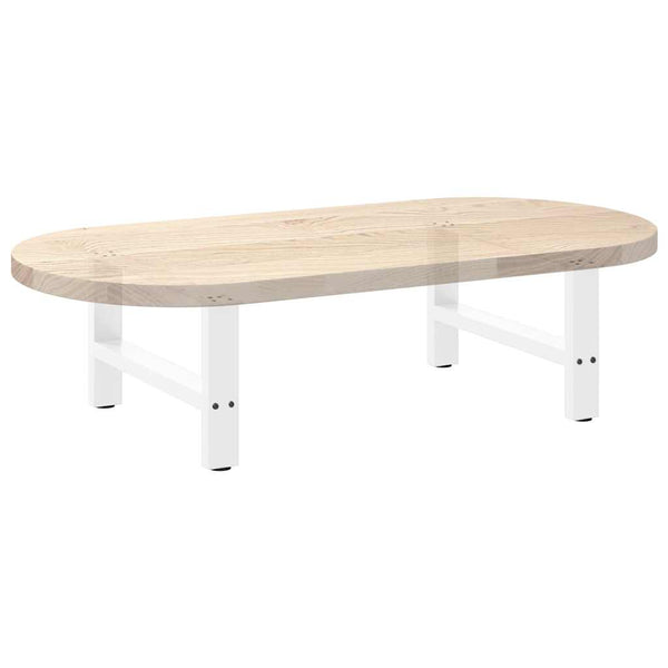 Couchtischbeine Weiß 70cm, 2er Set