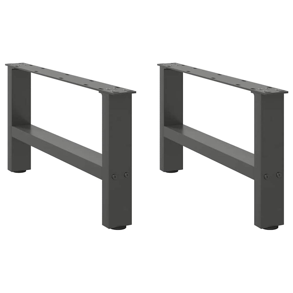 Couchtischbeine Anthrazit, 70 cm, 2er-Set