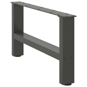 Couchtischbeine Anthrazit, 70 cm, 2er-Set