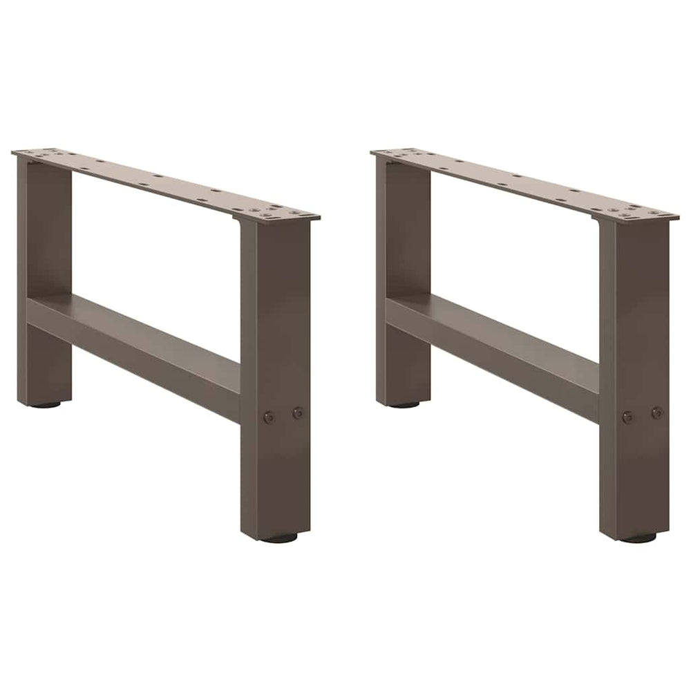 Couchtischbeine aus Stahl, 70 cm, 2er-Set