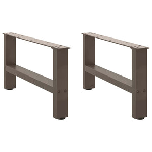 Couchtischbeine aus Stahl, 70 cm, 2er-Set