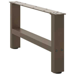 Couchtischbeine aus Stahl, 70 cm, 2er-Set