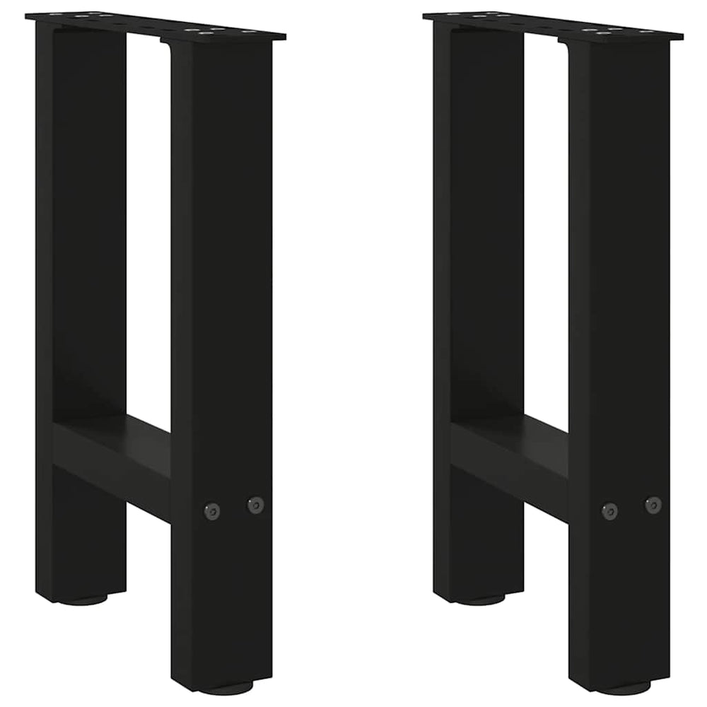 Schwarze Couchtischbeine, 2er Set