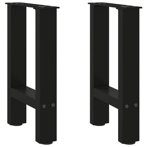 Schwarze Couchtischbeine, 2er Set
