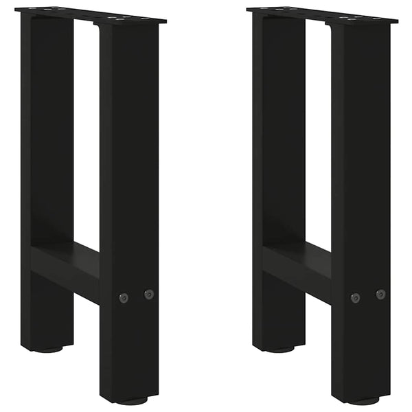 Schwarze Couchtischbeine, 2er Set