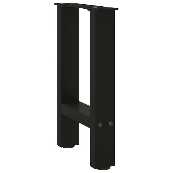 Schwarze Couchtischbeine, 2er Set