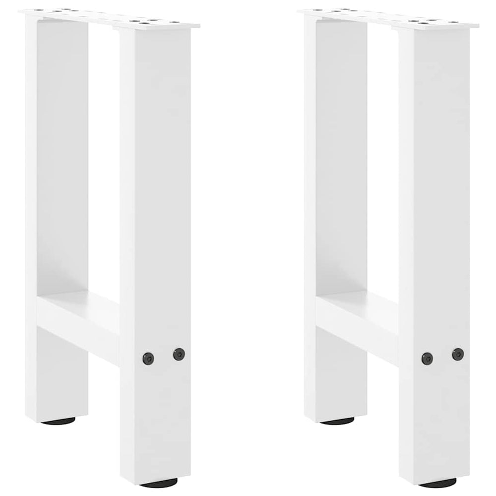 Weiße Couchtischbeine, 2er Set, Stahl