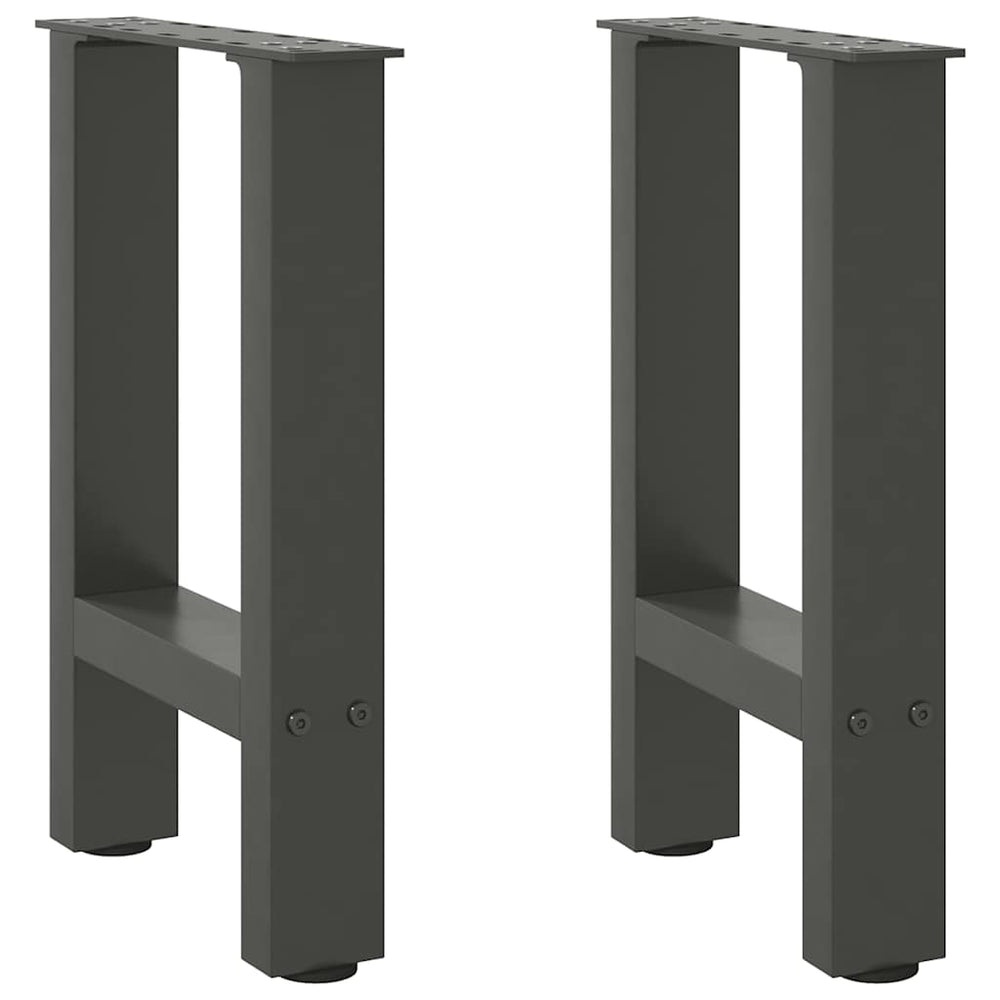 Anthrazit Couchtischbeine 2er Set Stahl