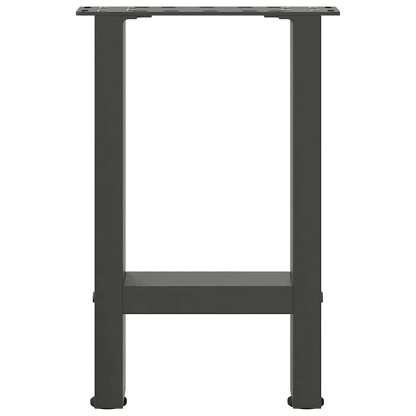 Anthrazit Couchtischbeine 2er Set Stahl