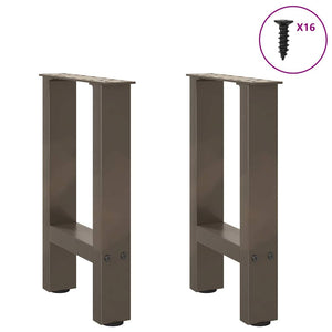 Couchtischbeine aus Stahl, 2er-Set
