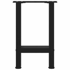 Schwarze Couchtischbeine, 38 cm, 2er-Set