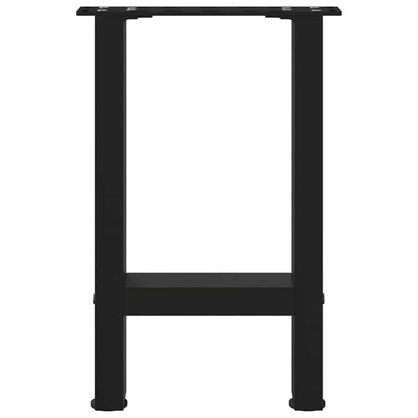 Schwarze Couchtischbeine, 38 cm, 2er-Set