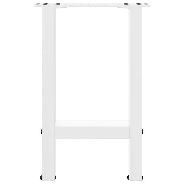 Couchtischbeine Weiß, 38x42-43cm, 2er-Set