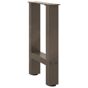 Couchtischbeine aus Stahl, 38 cm, 2er-Set