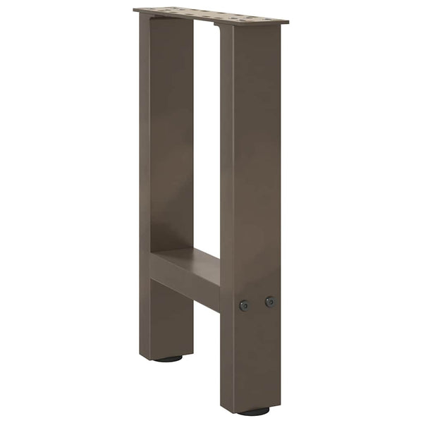 Couchtischbeine aus Stahl, 38 cm, 2er-Set