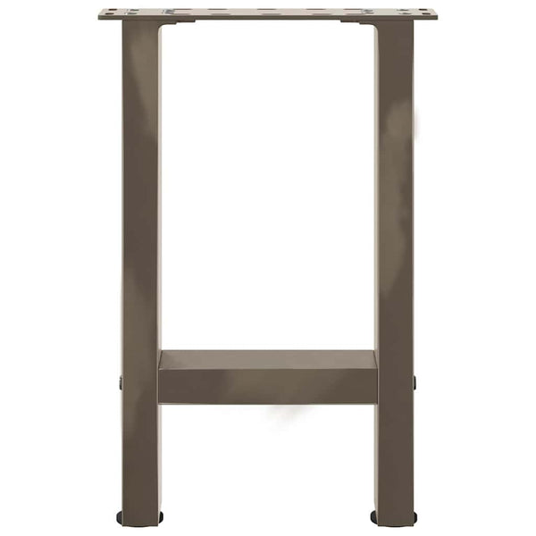 Couchtischbeine aus Stahl, 38 cm, 2er-Set