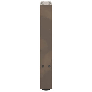 Couchtischbeine aus Stahl, 38 cm, 2er-Set