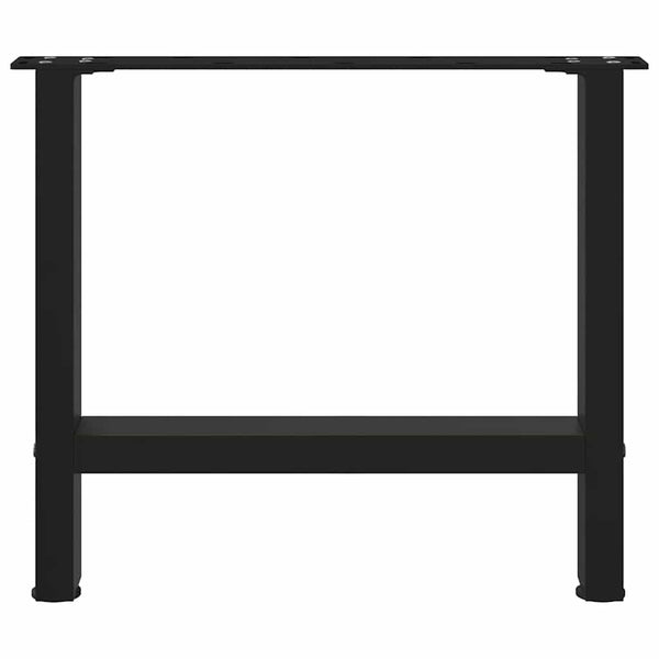 Schwarze Couchtischbeine, 50x42-43 cm, 2er Set