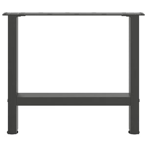 Couchtischbeine Anthrazit, 50x42-43 cm, 2er Set