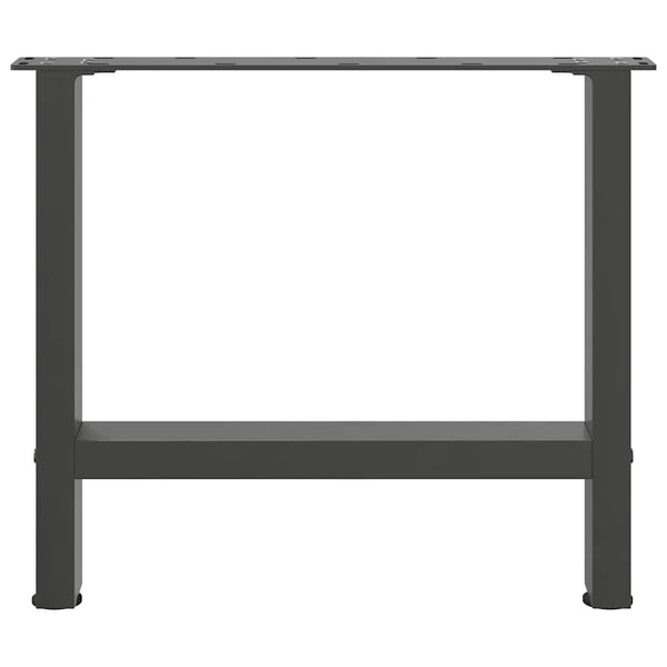 Couchtischbeine Anthrazit, 50x42-43 cm, 2er Set